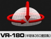 VR-180（半球体360度回転）
